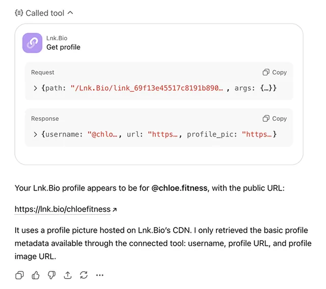Lnk.Bio screenshot