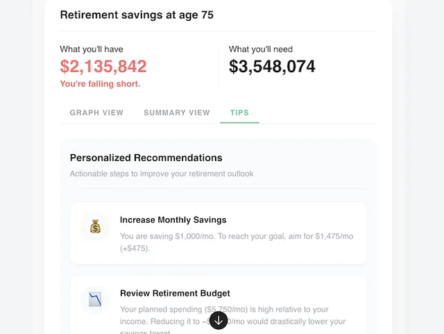RetirementIQ screenshot