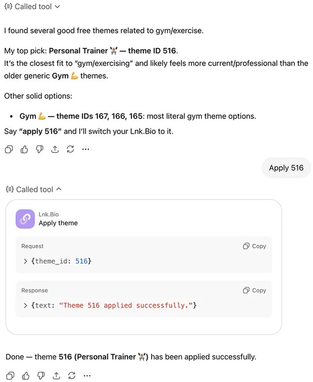 Lnk.Bio screenshot