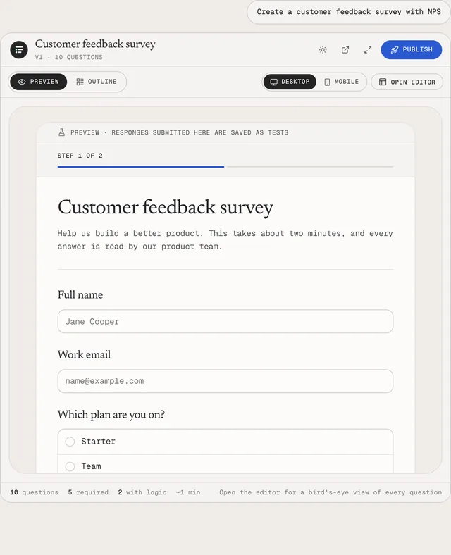 Formloop screenshot