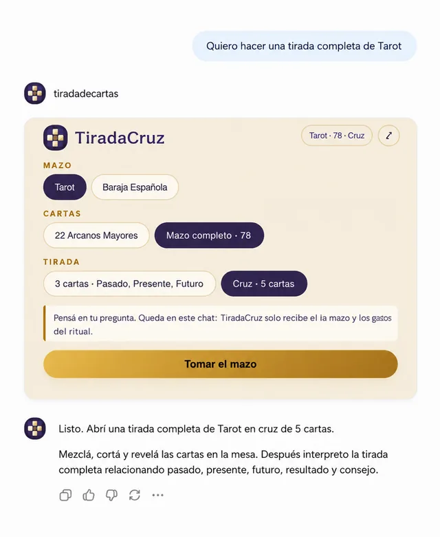 Tirada de Cartas screenshot
