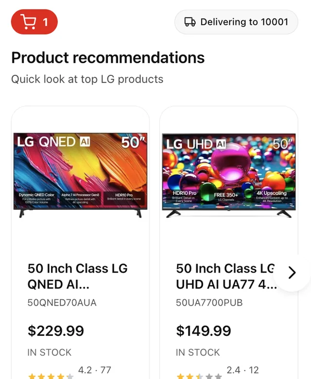 LG Electronics screenshot