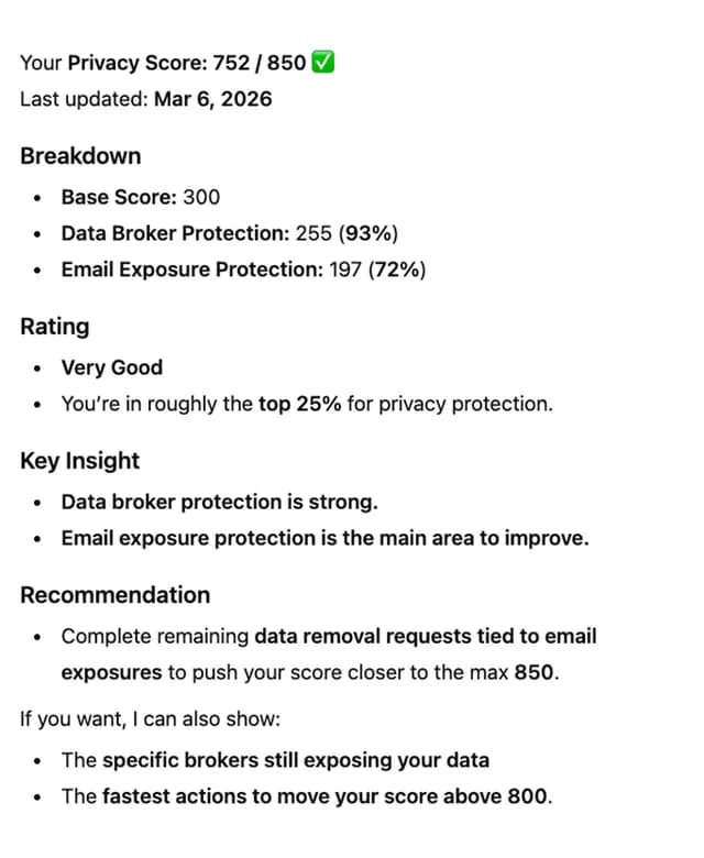 PrivacyHawk screenshot