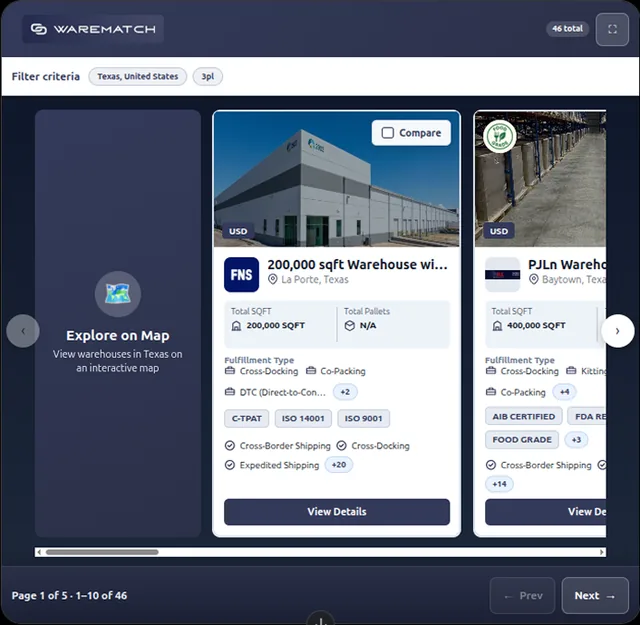 WareMatch screenshot