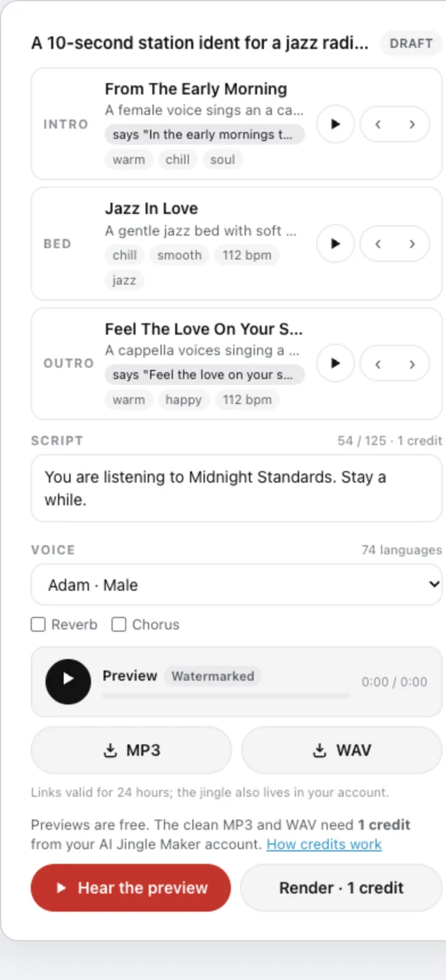 AI Jingle Maker screenshot