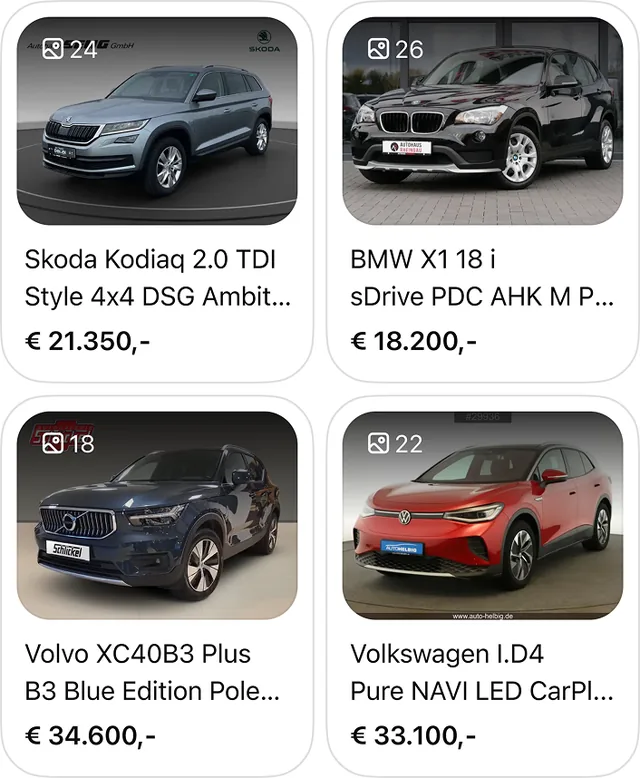 AutoScout24 screenshot