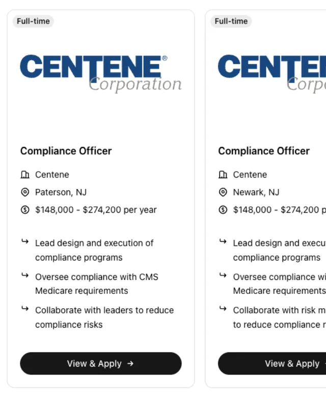 Centene Careers screenshot