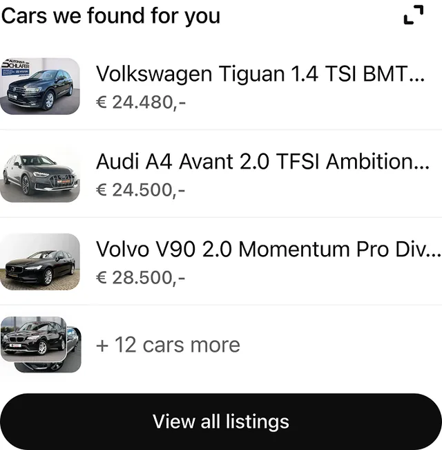AutoScout24 screenshot