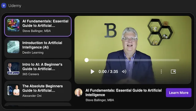 Udemy screenshot