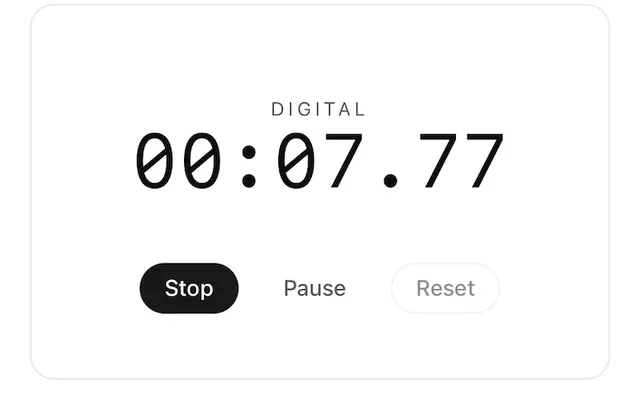 3-2-1 Go Stopwatch screenshot