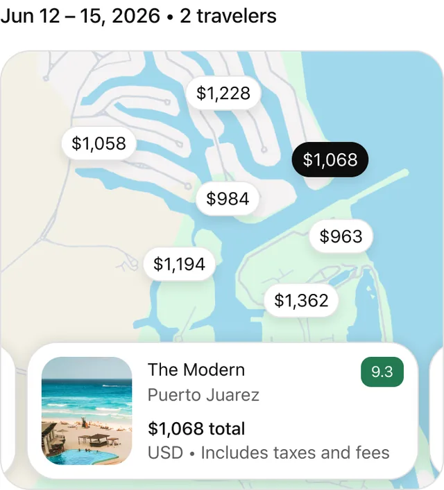 Expedia screenshot