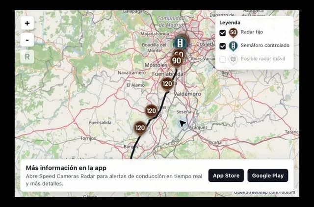 Speed Cameras Radar screenshot