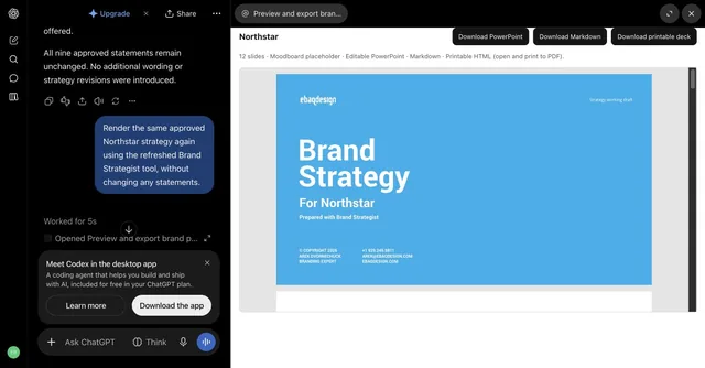 Brand Strategist screenshot