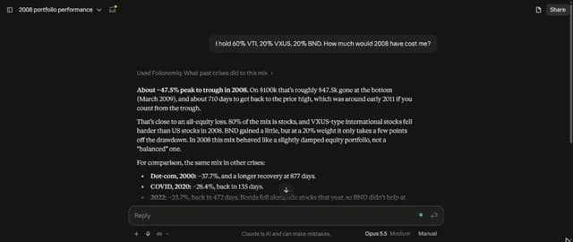 Folionomiq screenshot