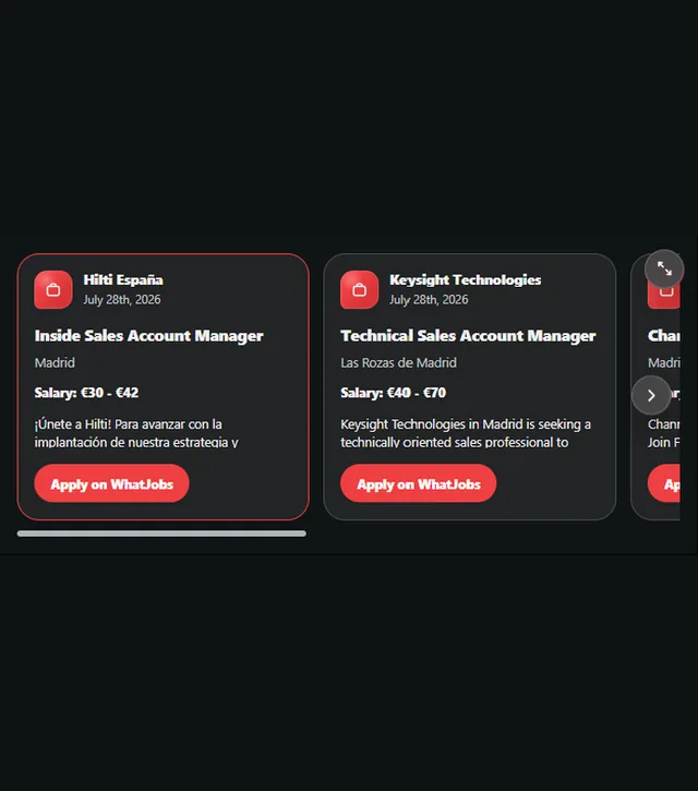 Whatjobs screenshot
