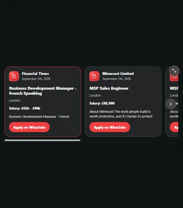 Whatjobs screenshot