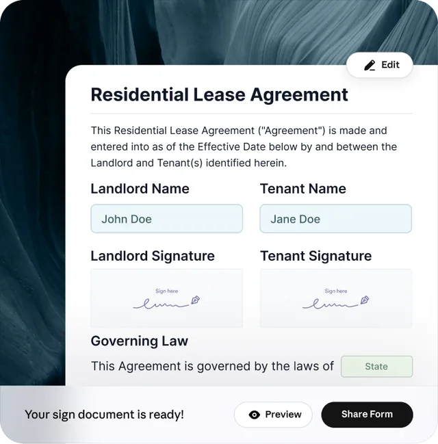 Jotform Sign screenshot