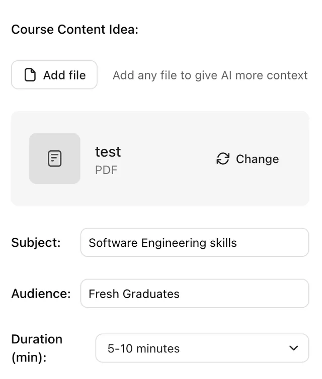 Course Studio screenshot
