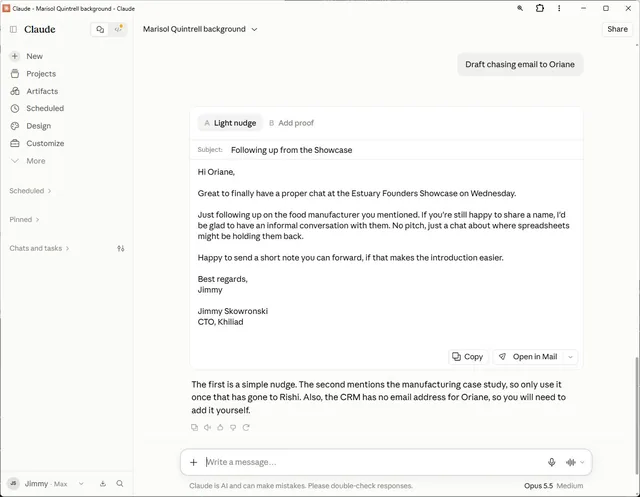 Know Who CRM screenshot