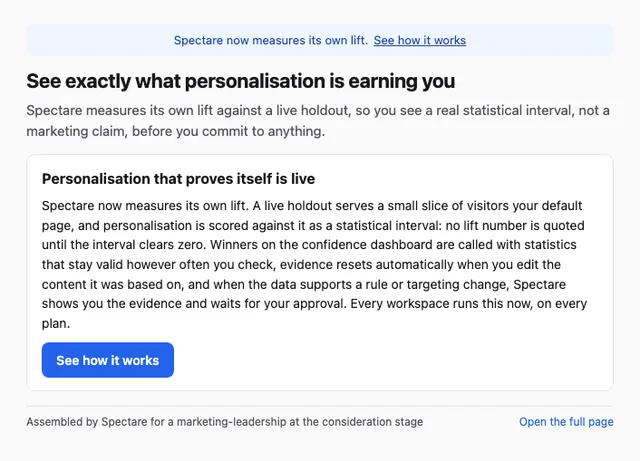 Spectare screenshot