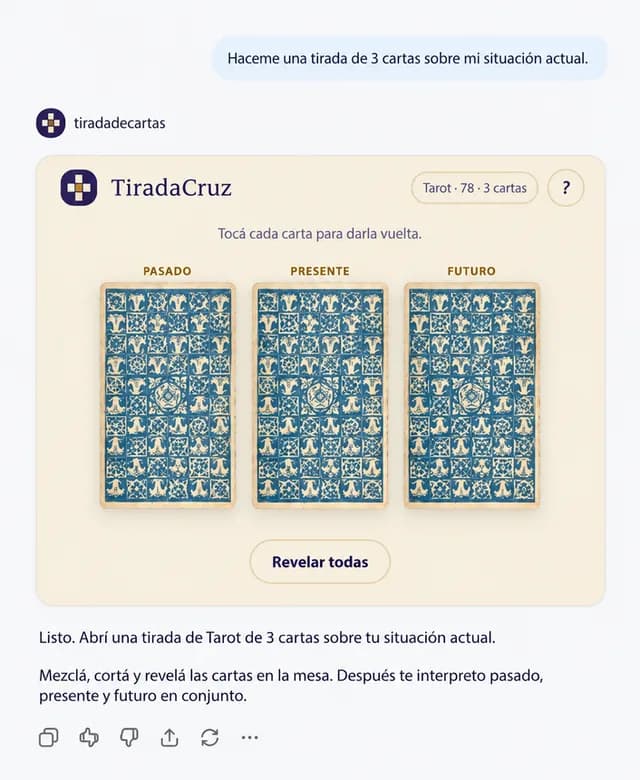 Tirada de Cartas screenshot