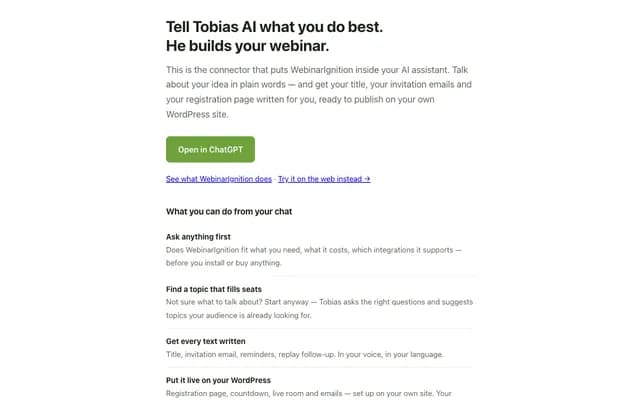 WebinarIgnition screenshot