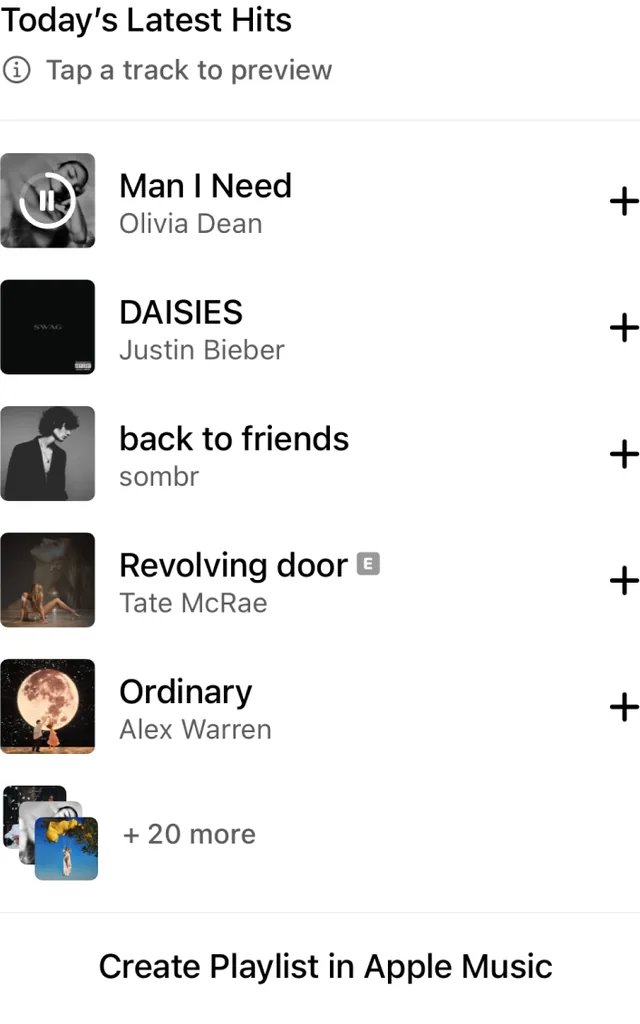 Apple Music screenshot