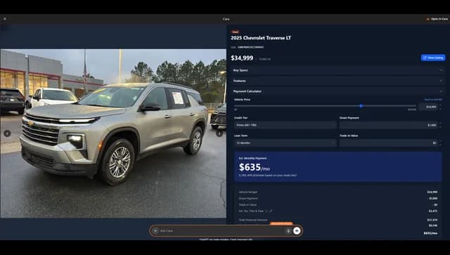 Cara screenshot