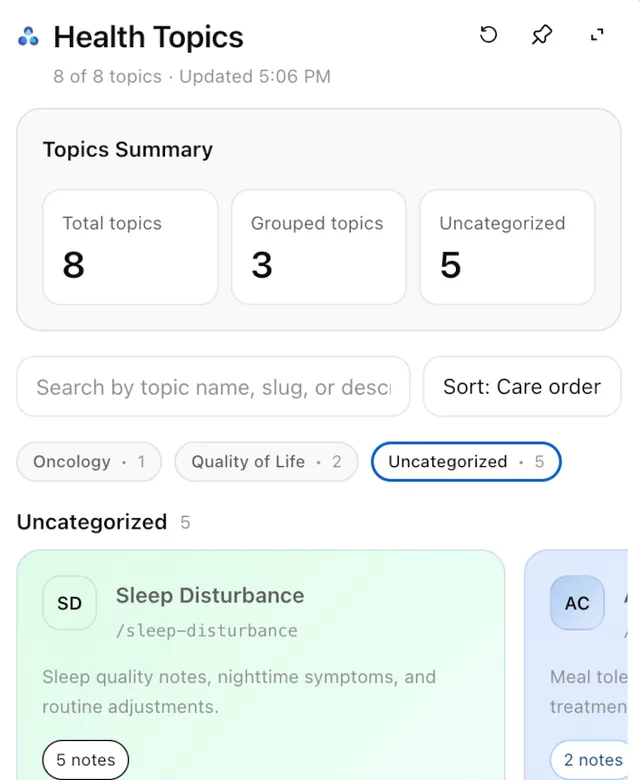 Health Memory screenshot