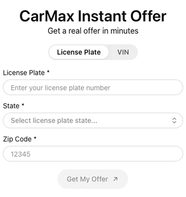 CarMax screenshot