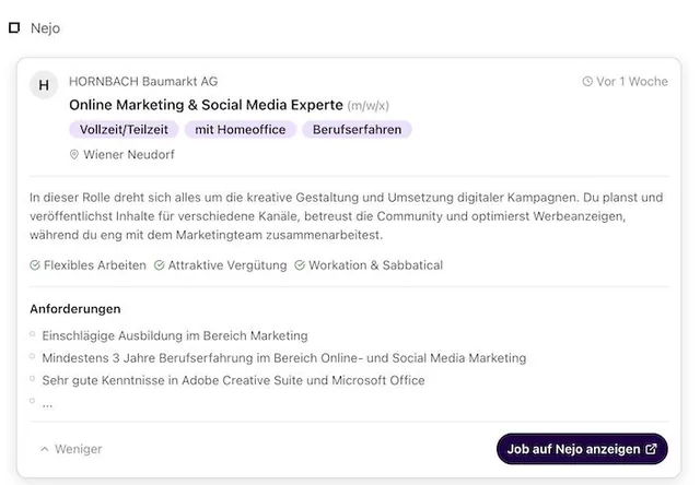 Nejo screenshot