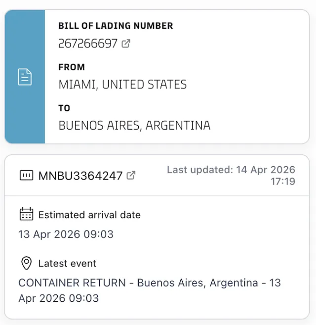 Maersk screenshot