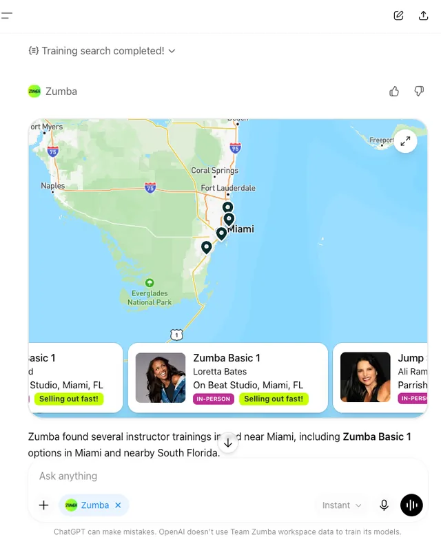 Zumba screenshot