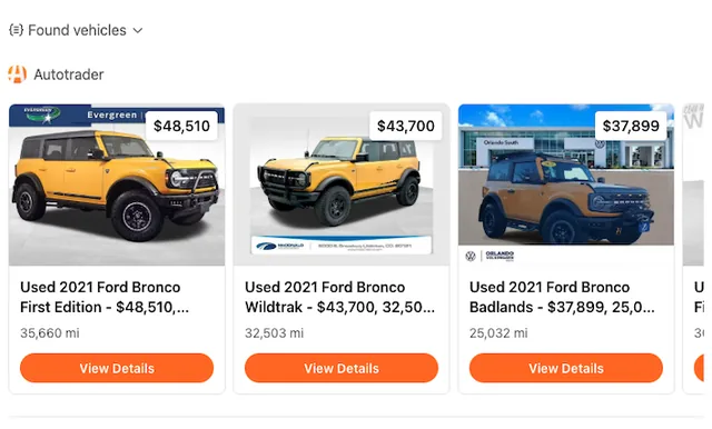 Autotrader screenshot