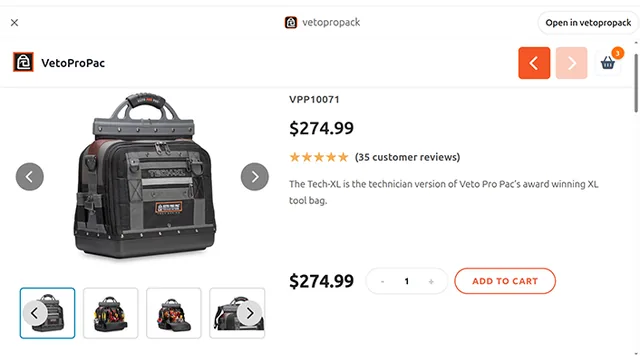Veto Pro Pac screenshot