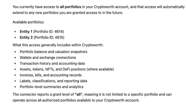 Cryptoworth screenshot