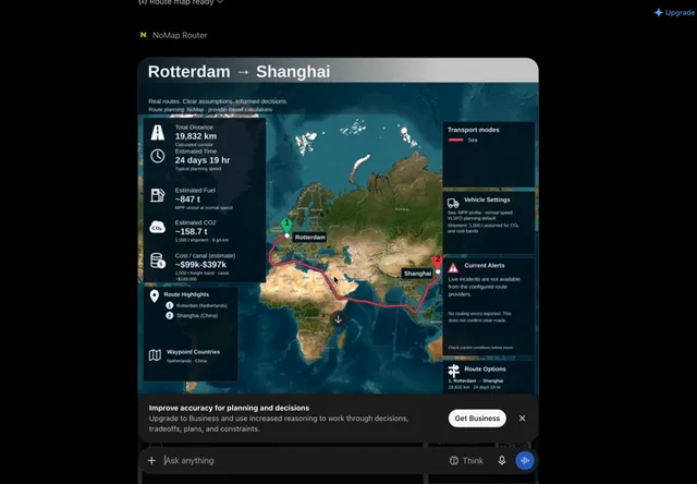 NoMap Router screenshot