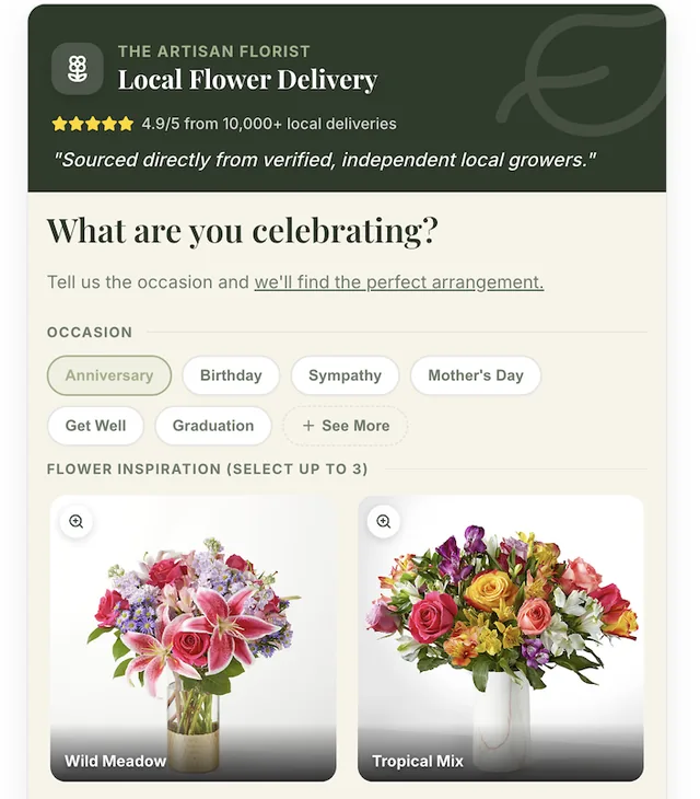FreshBlooms screenshot