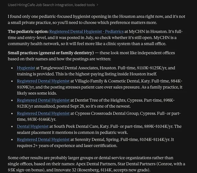 HiringCafe Job Search screenshot