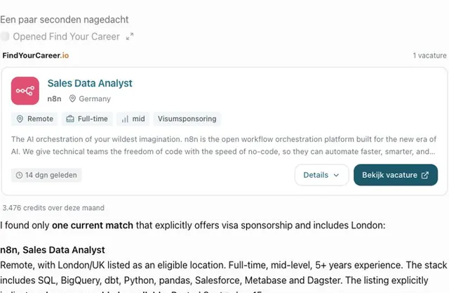 Find Your Career screenshot
