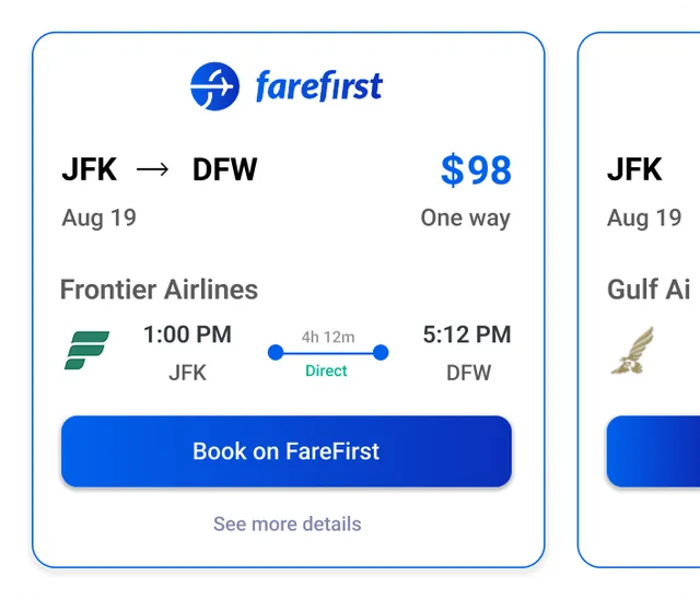 FareFirst screenshot