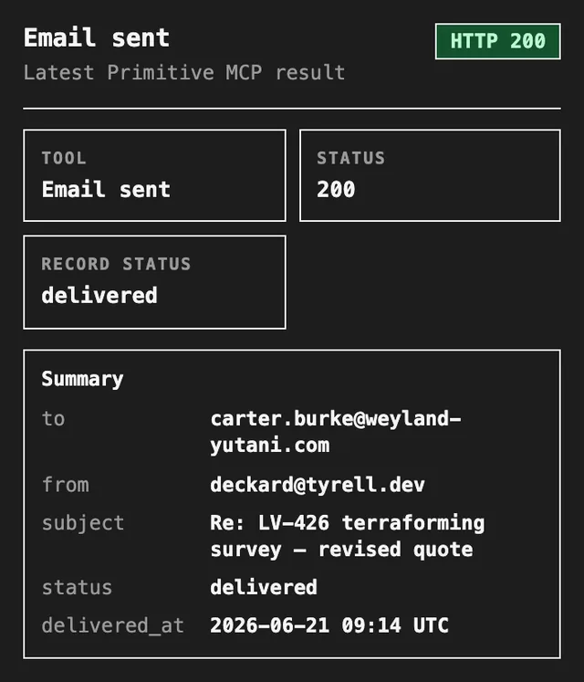 Primitive screenshot