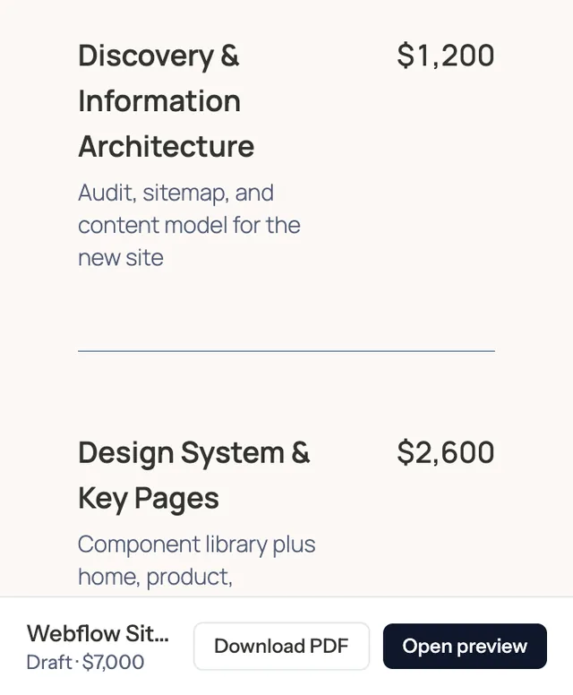 AI Proposal Maker screenshot