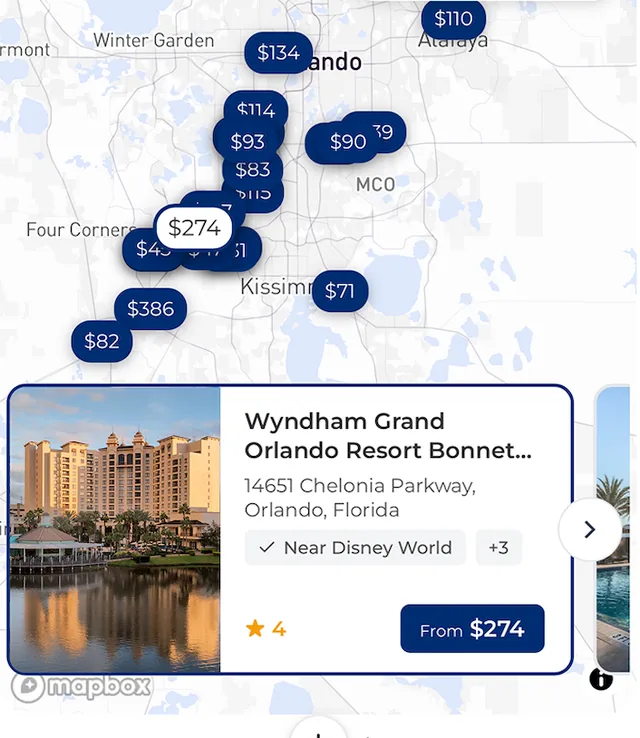 Wyndham Hotels & Resorts screenshot