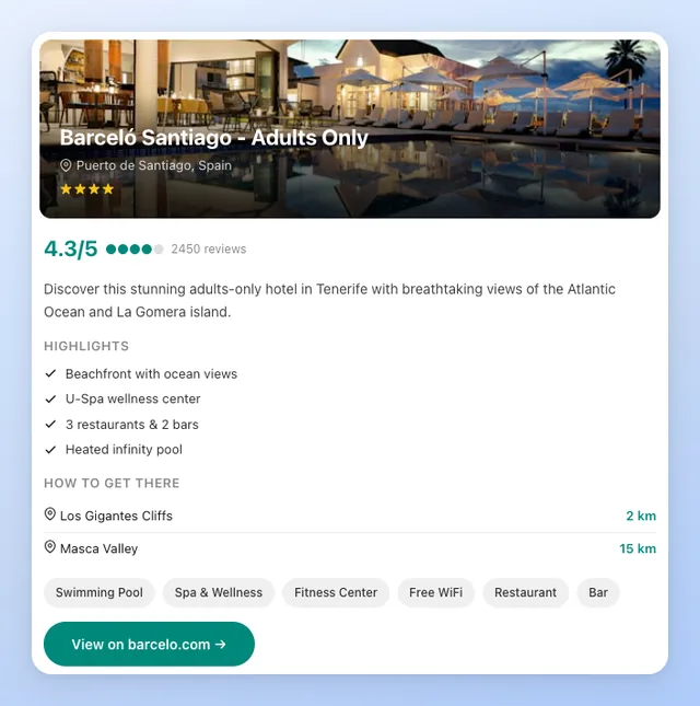 Barceló Hotel Group screenshot
