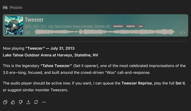 Phish.in screenshot