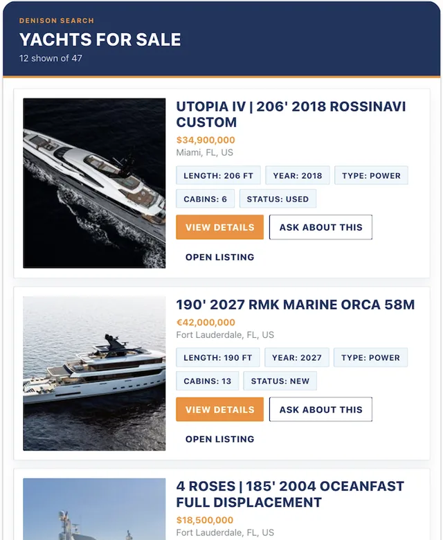 Denison Yachting screenshot