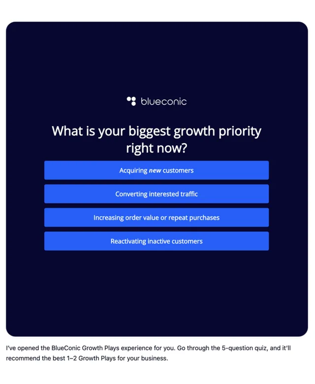 BlueConic Solutions Finder screenshot