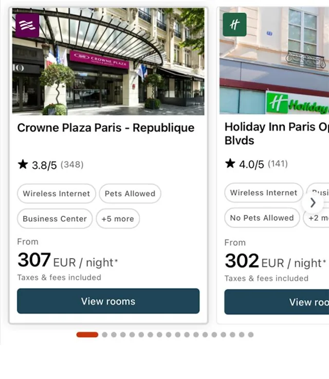 IHG Hotels & Resorts screenshot
