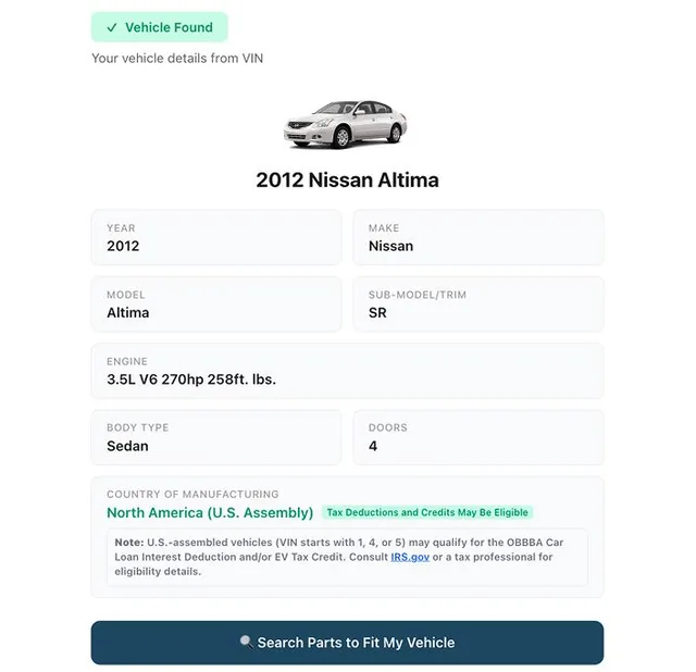 Carparts.com screenshot